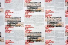 Project Projects — After Neurath: The Global Polis #design #graphic #poster