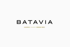 Batavia by We Are Rifle #logo #logotype #typography