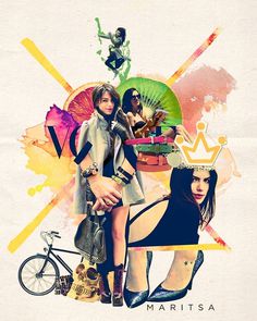 mixed-media collection fashion blogger of Maritsa - mustafasoydan #mustafasoydan #fashion #media #collage #mixed