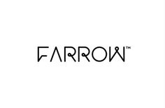 Farrow logo designed by Mash Creative #logo