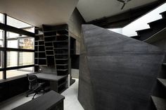 CJWHO ™ (architects atelier ryo abe | 'wishing well',...) #design #interiors #black #wood #tokyo #photography #architecture #japan