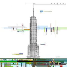 Empire State Building #urban #city #empire #manhattan #skyscraper #building #state #york #new