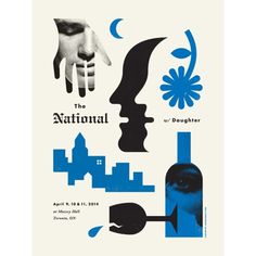 The National by Doublenaut #doublenaut #gig #the #illustration #poster #music #national