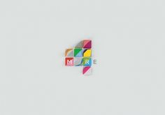 ManvsMachine: More4 — Collate #branding #redesign #colours #re #brand #triangles #channel #logo #more4