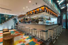 Industrial Chic Cafe design by Studio Equator