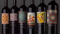 wine, illustration, pattern