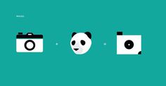 Shutterpanda Process #logo #shutter #panda
