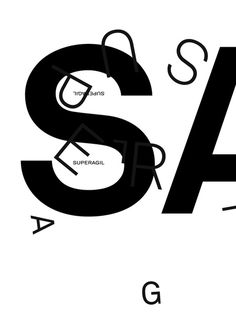 SUPERAGIL #design #graphic #typography