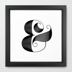 Art | Design Milk #white #black #ampersand #type #typography