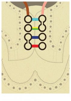 Print-Process / Product / London style #vector #london #adrian #tube #shoe #illustration #show #johnson #lace