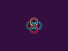 Mosaic logo #mark #circle #color #design #tsanev #mosaic #identity #sofia #bulgaria #logo #pallete