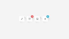 Clean buttons in flat design Free Psd. See more inspiration related to Design, Icons, Color, Flat, Flat design, Clean, Buttons, Psd, Flat icon and Horizontal on Freepik.
