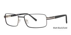 Matt Black/Gold Vivid Eyeglasses Vivid 3003.