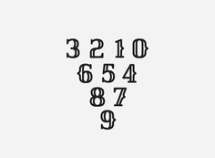 mkn design - Michael Nÿkamp #font #mafia #white #numbers #type #dutch