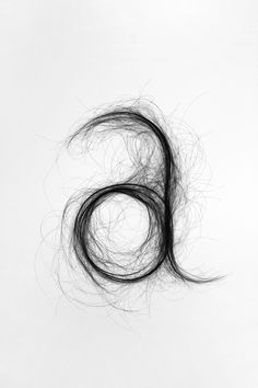 Typography hair www.moniquegoossens.com #art #typography #hair