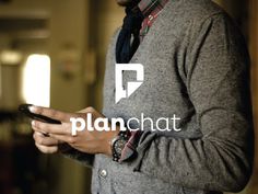PlanChat by Ian Trajlov #logo #design #identity #branding