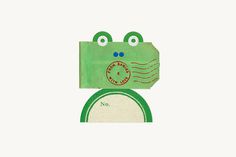 frog, mail, postage, green
