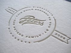 Looks like good Graphic Design by Allan Peters #graphic design #letterpress #allan peters