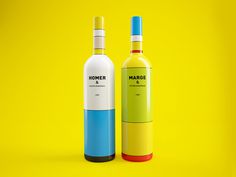 Concept: Wine, or Maybe Not? #packaging #simpsons #bottle