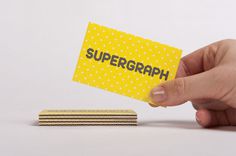 Supergraph 2014 · A Friend of Mine #card #print #corrugated #business