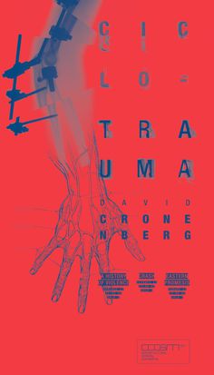 Ciclo de Cine David Cronenberg on Behance #movie #print #design #graphic #illustration #brand #posters #poster #movies