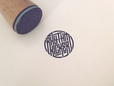 RK stamp by Jonas #circular #logo #stamp #branding