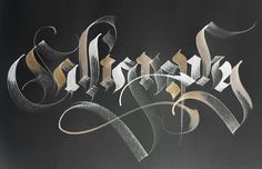 Assorted calligraphic works on the Behance Network #calligraphy