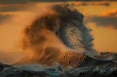 The Freak Liquid Mountains Of Lake Erie by Dave Sandford #Photography #lake #liquid #art #unique