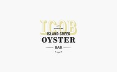 island creek oyster bar logo design #logo #design