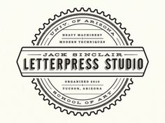 jack-sinclair-letterpress-studio-logo-blogpost.gif (640×480) #logo #jack #letterpress #sinclair
