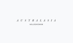 Australasia logo #logo #design