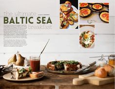 Portfolio / Layout / Breakfast Layout #editorial #layout #design #spread #magazine #food #breakfast #typography
