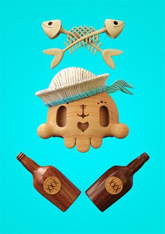 Dead Wood: 3D Illustrations by Teodoru Badiu | Inspiration Grid | Design Inspiration #dead #3d #illustrations #wood