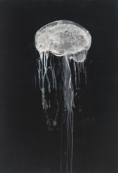 Fantasies of cellular communities and artful morphologies. — Synaptic Stimuli #jellyfish #painting