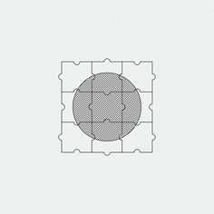 //// #geometry #simplicity #puzzle #minimalism #illustration #wireframe #circle #bw