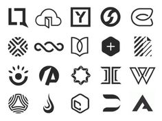 Dribbble - 100 years of trademarks by Tony Lane #mark #logotype #marks #forms #emblem #shapes #symbol #logo