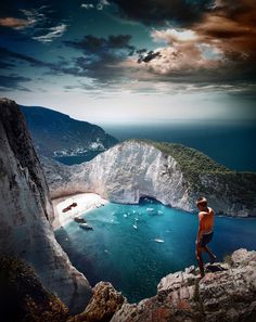 CJWHO ™ (Back to Zante by Dragan Todorović This is our...) #amazing #perspective #landscape #hot #cliff #summer #view
