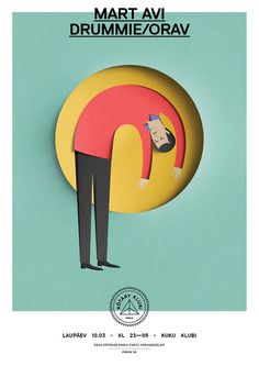 rotary 4 #eiko #color #olaja #illustration #paper #cutout