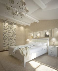Luxury bedroom with artistic decor #artistic #bedroom #decor #bedrooms #art #artiistic