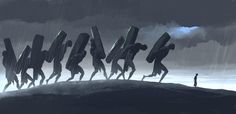 Jack the Giant Slayer - Concept Art by Adam Brockbank #giant #slayer #the #illustration #concept #jack #art #myth