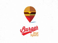 Burger_hot_spots #icon #design #graphic