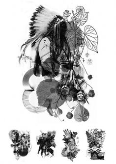 Thea Manipulatus : A Book of Teas & Potions by Tuscani Cardoso #plants #recipe #book #voodoo #art #tuscani #collage #potions #editorial #aphrodisiac