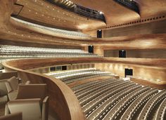 CJWHO ™ (Bahrain National Theatre by AS.Architecture...) #theatre #design #interiors #wood #architecture