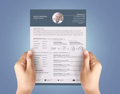 Free Resume Template with Cover Leter and Business Card