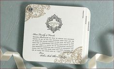 Design Gallery for Elegant Wedding Invitations, Wedding Announcement Cards & Letterpress Stationery - Dauphine Press #wedding