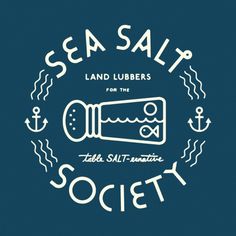 Sea Salt Society #signage #logo #illustration