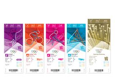 Creative Review Olympics ticket designs revealed #olympic #london #game #ticket