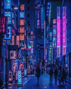 Cyberpunk and Futuristic Urban Landscapes by Yoshito Hasaka