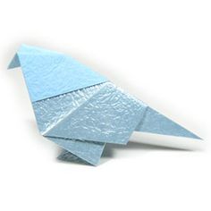 How to make a traditional origami bird (http://www.origami-make.org/howto-origami-bird.php)