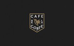 Cafe De La Corte identity